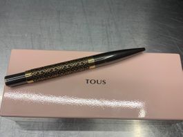 18kt TOUS Mossaic pen in black and gold