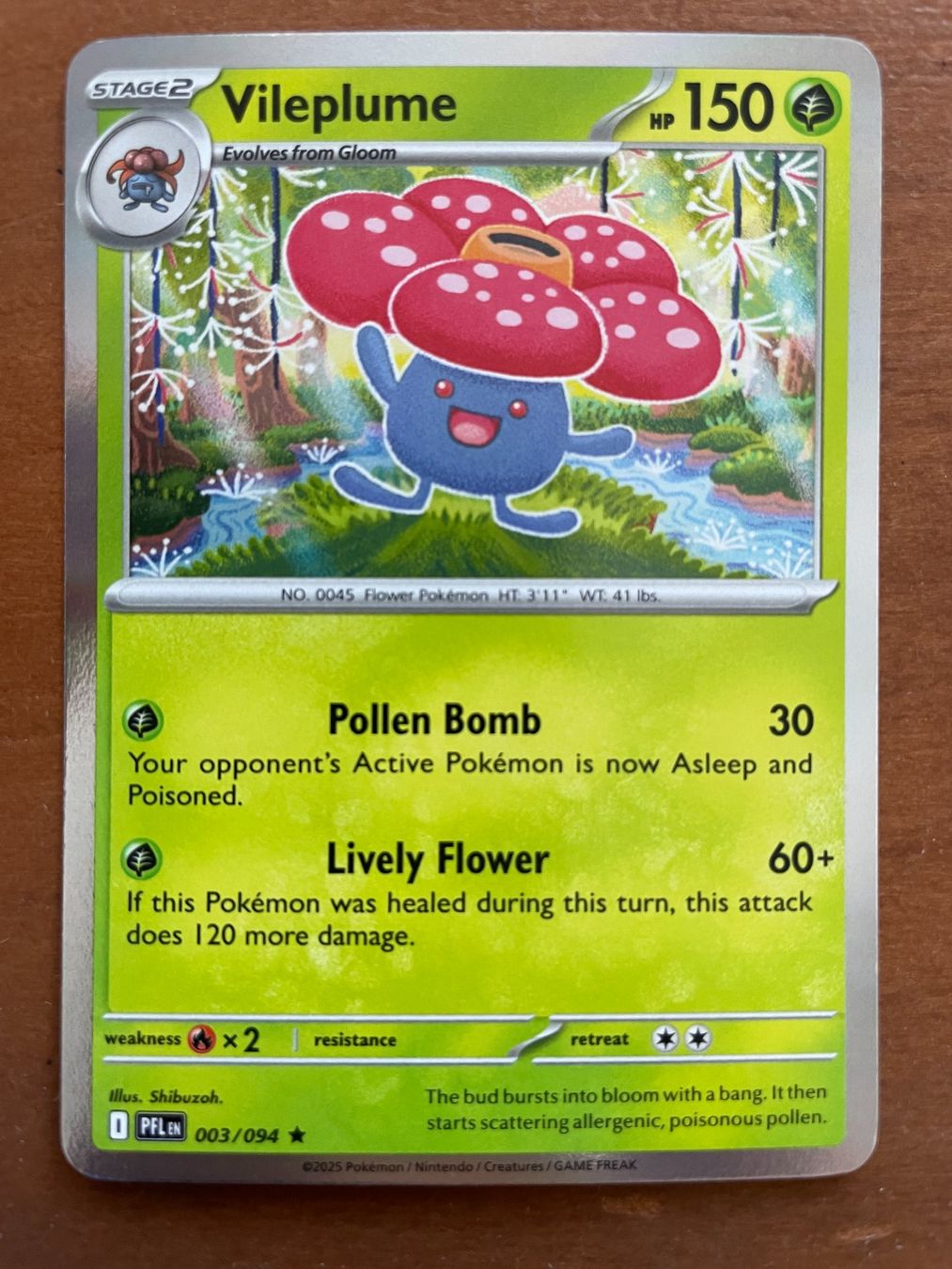 Pokémon Carte collezionabili: Pokemon Vileplume Holo (Versand gratis) – Nuovo (secondo la descrizione) da Chur venduto da Angerson