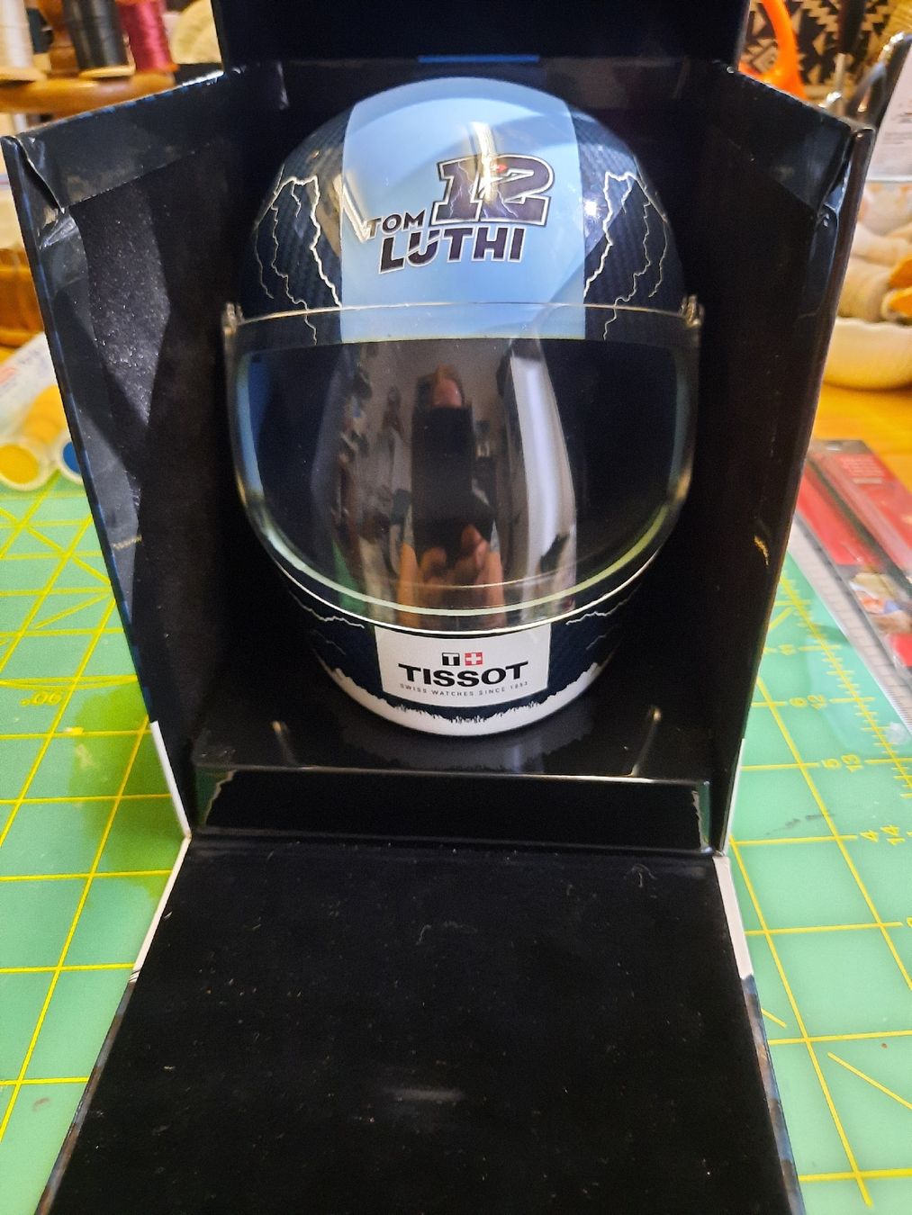 Helme & Visiere: Tom Lüthi Deko, Helm mini – Gebraucht aus Basadingen von 7_zwerge 1