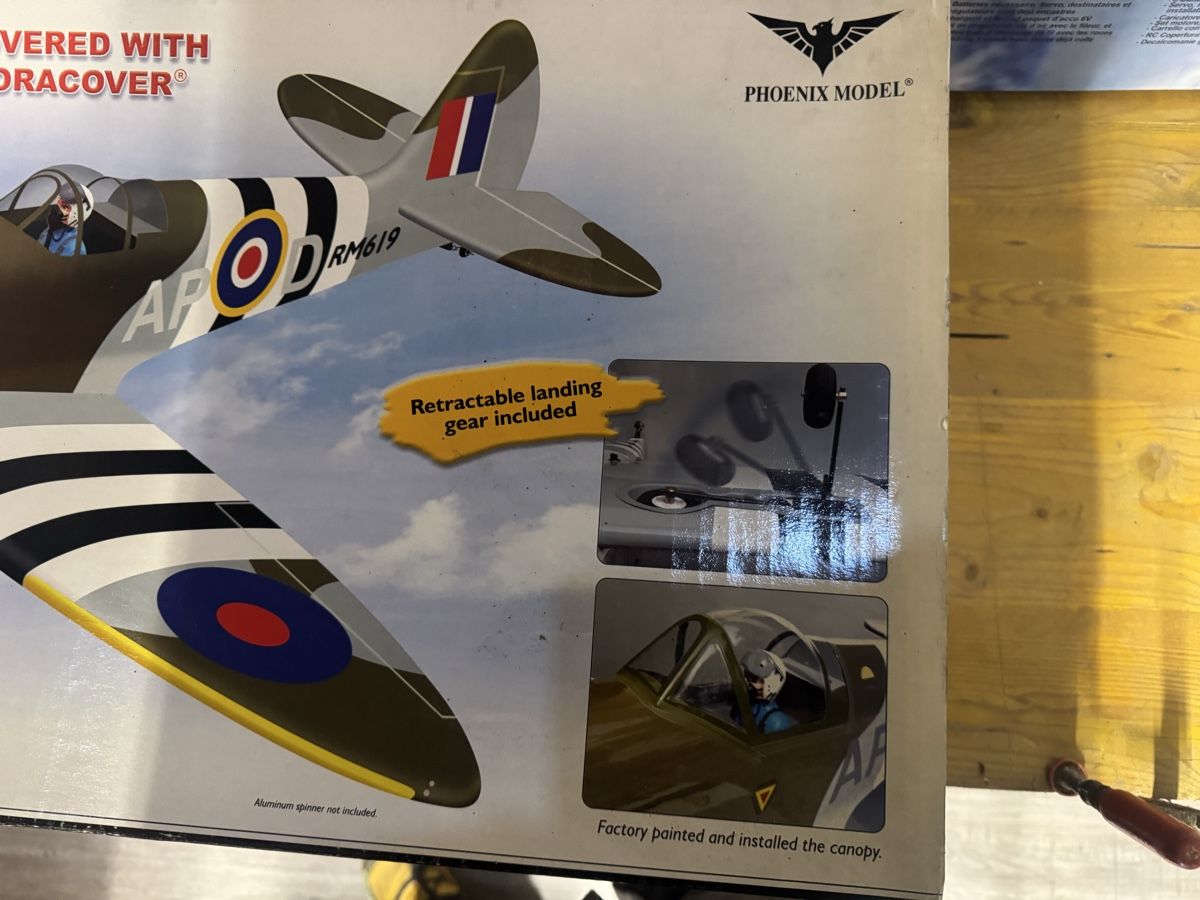 Modellismo RC: Phoenix Model Spitfire ARF 1400mm Spannweite, Neu! – Nuovo e nell'imballaggio originale da Schnottwil venduto da stubi02 4