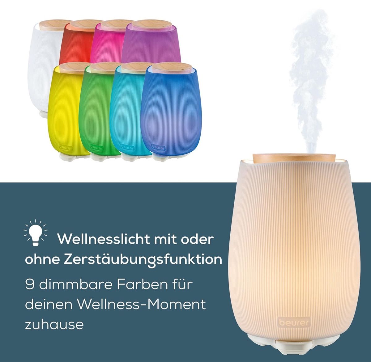 Beurer Diffuseurs: Beurer LA 45 Aroma Diffuser Keramik 140ml LED – Neu OVP – Neuf avec emballage d'origine à Suhr par SchnapperCH 3