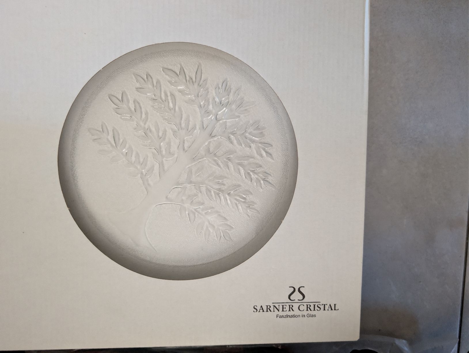 Teller: Glasteller Lebensbaum  – Neu und originalverpackt aus Bern von berneroberlaenderin