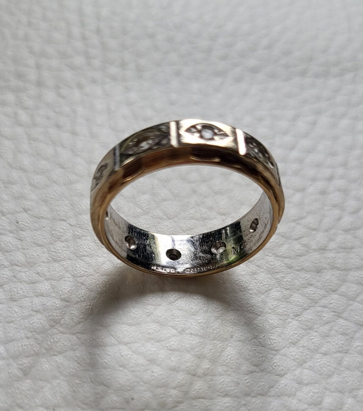 Anelli: Gold Alliance Ring Mit Steine – Usato da Wald ZH venduto da Dasilver 5