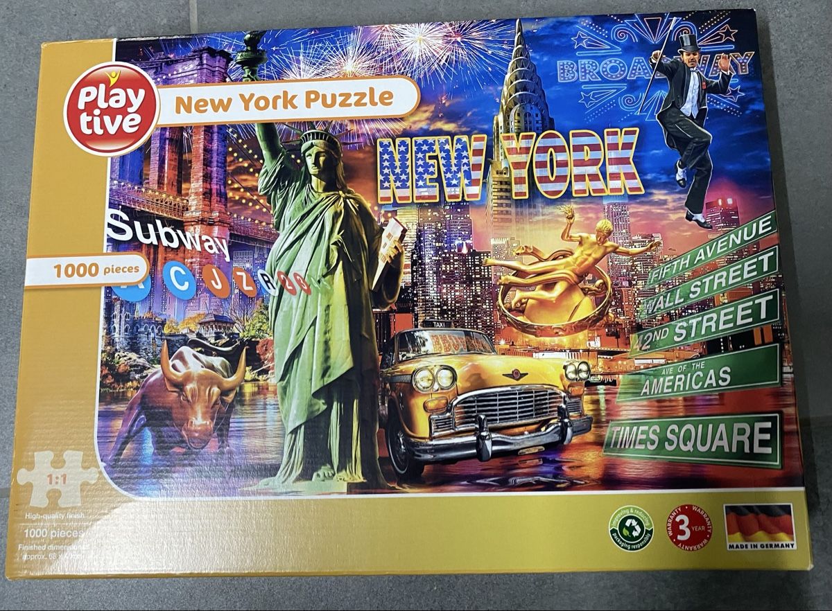 Puzzle: Puzzle, NEU, New York, 1000 Teile – Nuovo e nell'imballaggio originale da Bözberg venduto da RosmarieOb