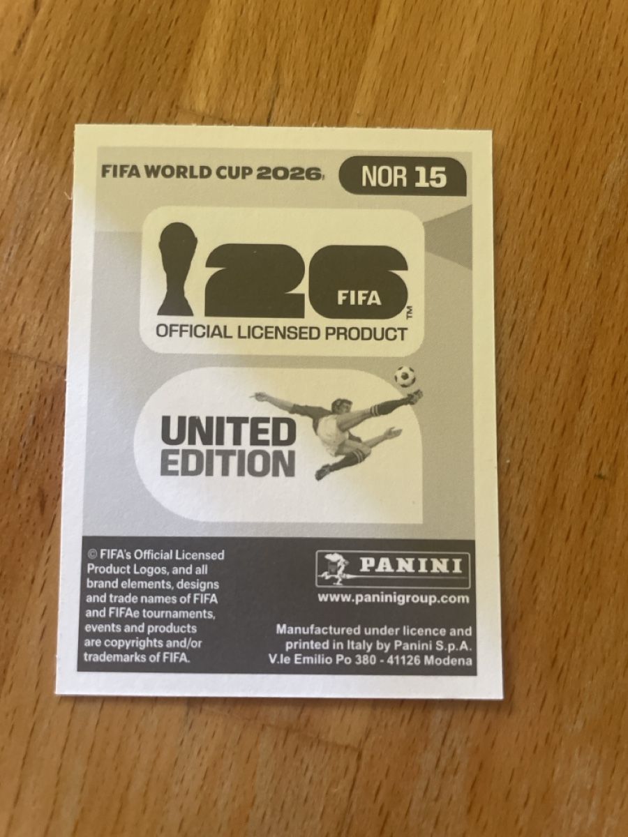 Panini Carte collezionabili: Erling Haaland, Panini NOR 15 – Nuovo e nell'imballaggio originale da Bubendorf venduto da ale_6fxg 1