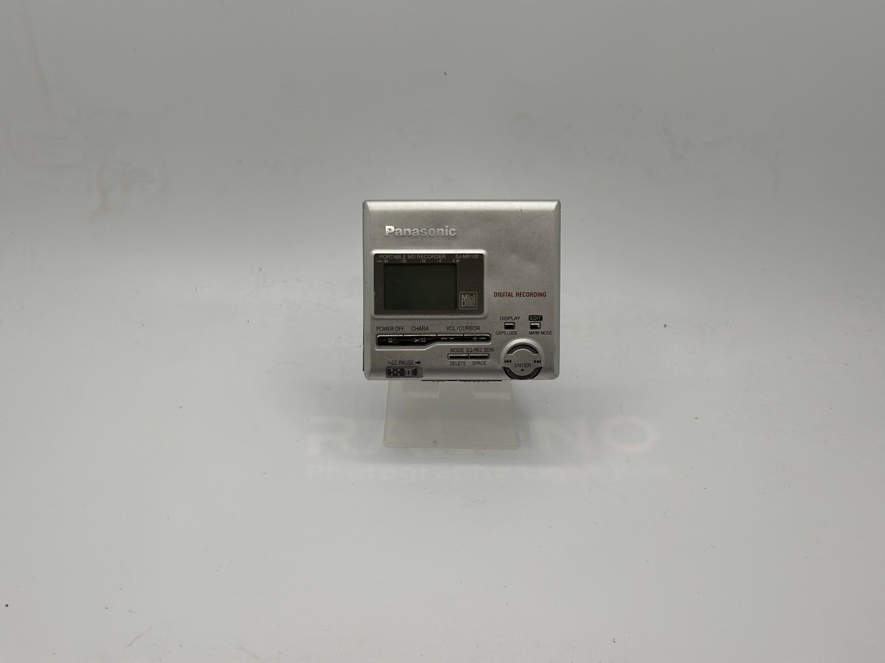Sony Minidisc: Panasonic SJ MR 100 Minidisc MD Recorder+Reader WITH PROBLEM – Difettoso da Genève venduto da inc_9vgv 1