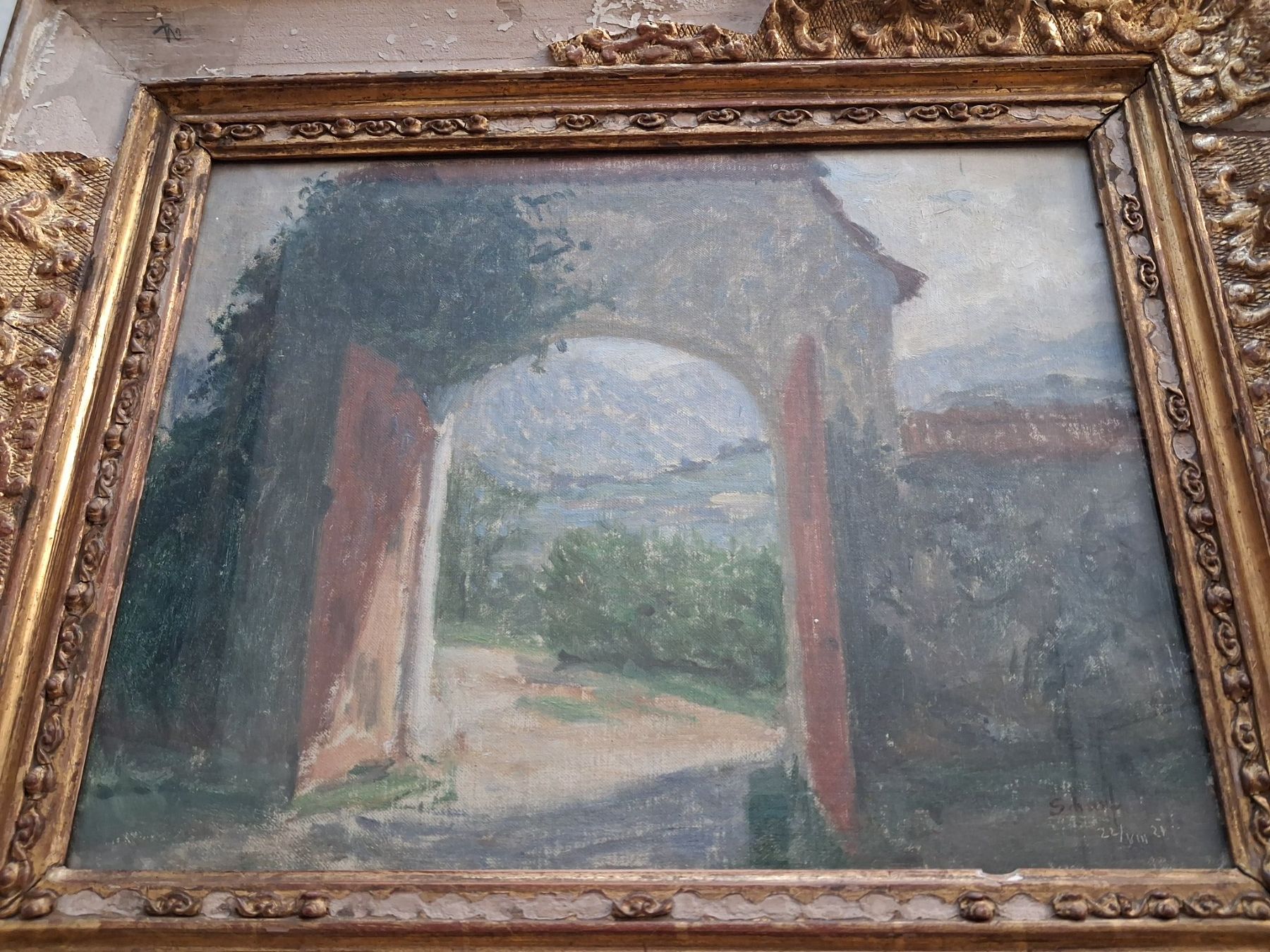 Gemälde: Viktor Scharf Bild Datiert & Signiert – Gebraucht aus Münsingen von mustang1975 4