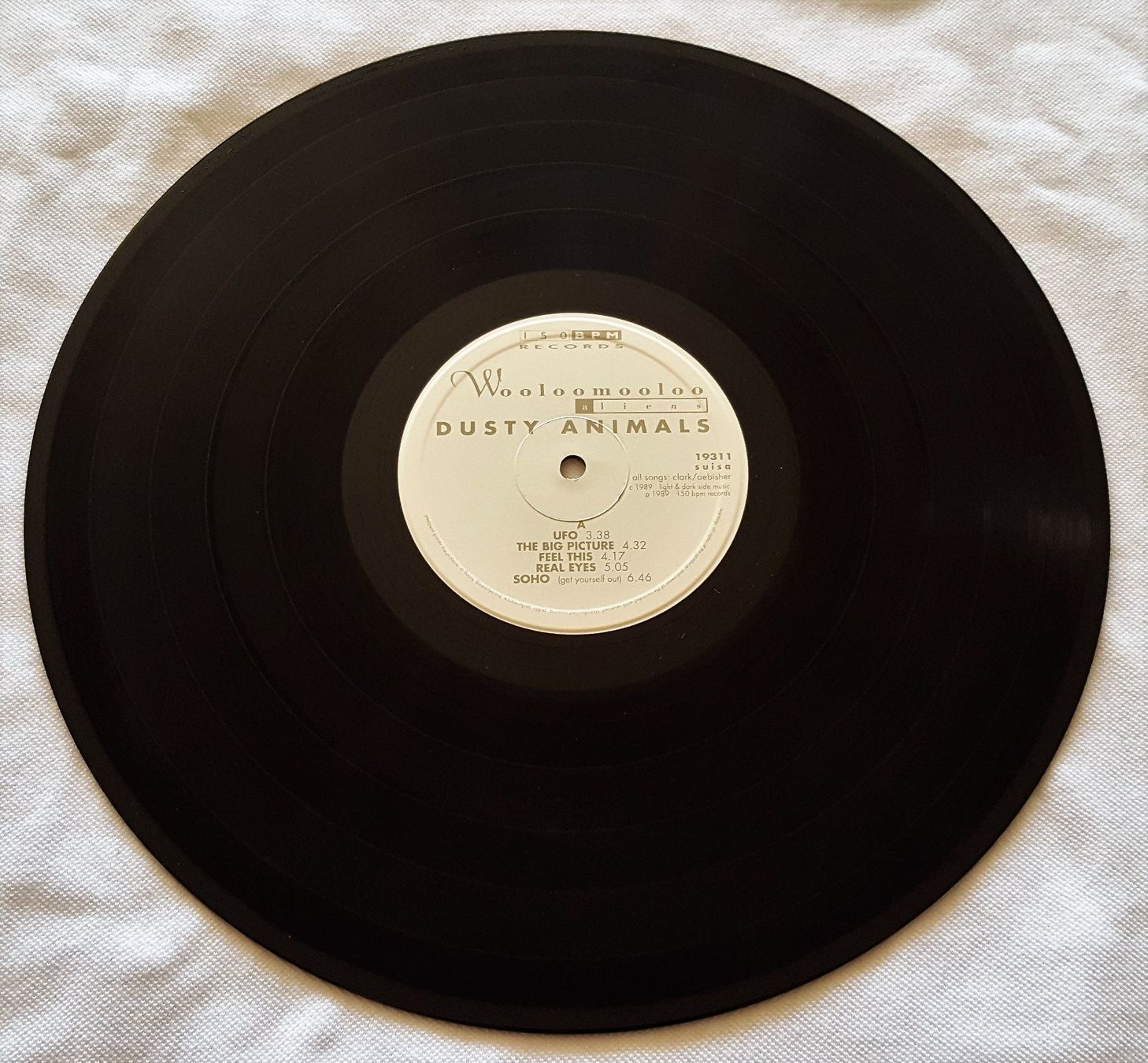Schallplatten: Wooloomooloo Aliens – Dusty Animals - 1989 - CH First Press – Gebraucht aus Uster von Zardodel 2