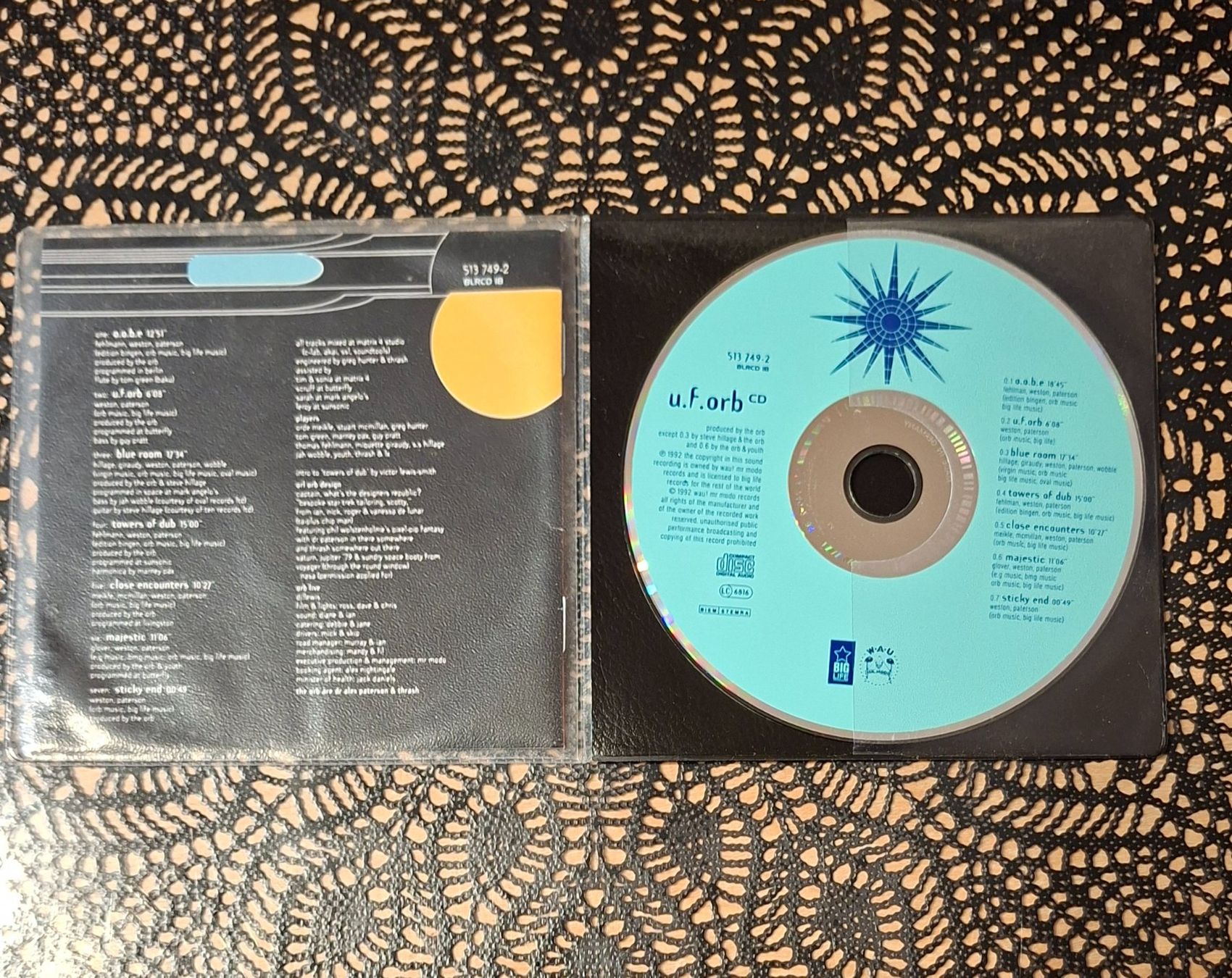 CD: The Orb - U.F.Orb, UK Elecronic CD Album 1992 – Usato da Amriswil venduto da Celini3 2