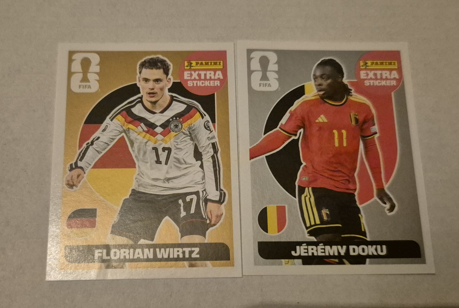 Panini Sammelbilder & Trading cards: 2 Extra Sticker Panini WM 2026 – Neu (gemäss Beschreibung) aus Moosseedorf von Balu101
