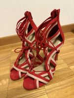 Sandales à talons Aldo rouges à lacets, pointure 37,5