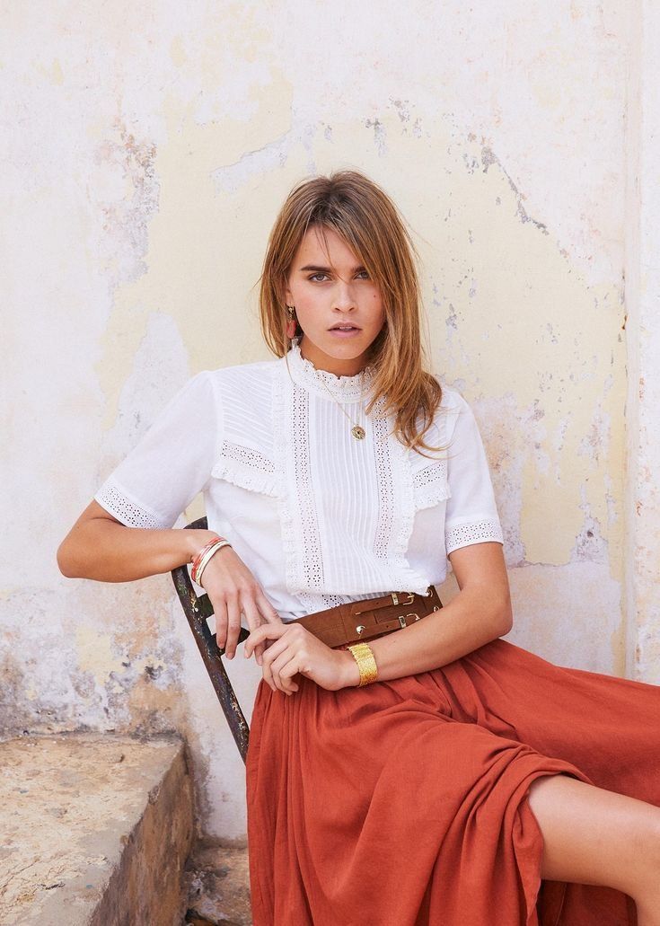 Sezane Top: Blouse Sezane taille 34 (neuve) – Nuovo e nell'imballaggio originale da Lausanne venduto da Agnes_S