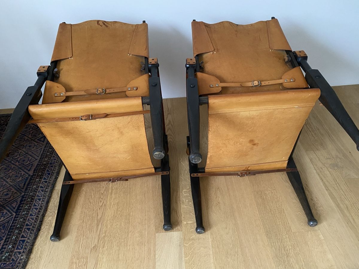 Sessel: Zwei Safari Sessel Leder – Gebraucht aus Liestal von MammaMia10 2