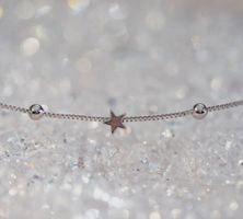 Armband mit Stern ✨ Geschenk für Mama – plattiert – mit Kart