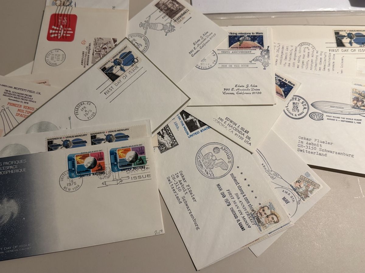 Alle Briefmarken: Box voll mit ASTRO-Philatelie – Gebraucht aus Lufingen von Rac0 1