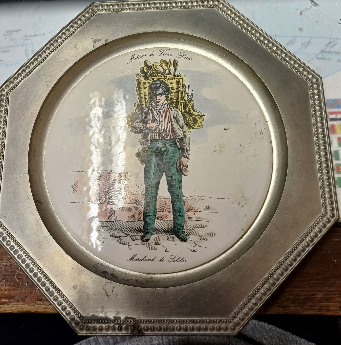 5 ANCIENNES assiettes Métiers Du Vieux Paris EUR 36,00 - PicClick FR
