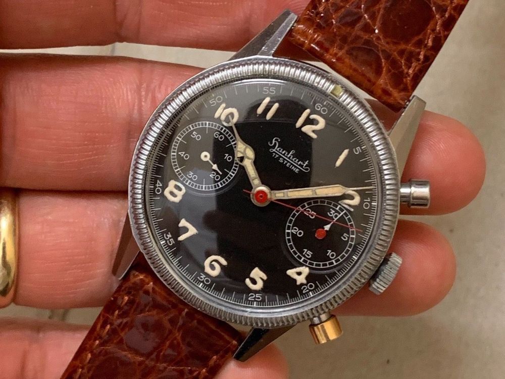 Hanhart best sale chronograph vintage