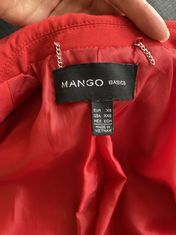 Mango Giacche: Mango roter Blazer - Grösse XS – Usato da Erlenbach ZH venduto da mit_kjy5 3