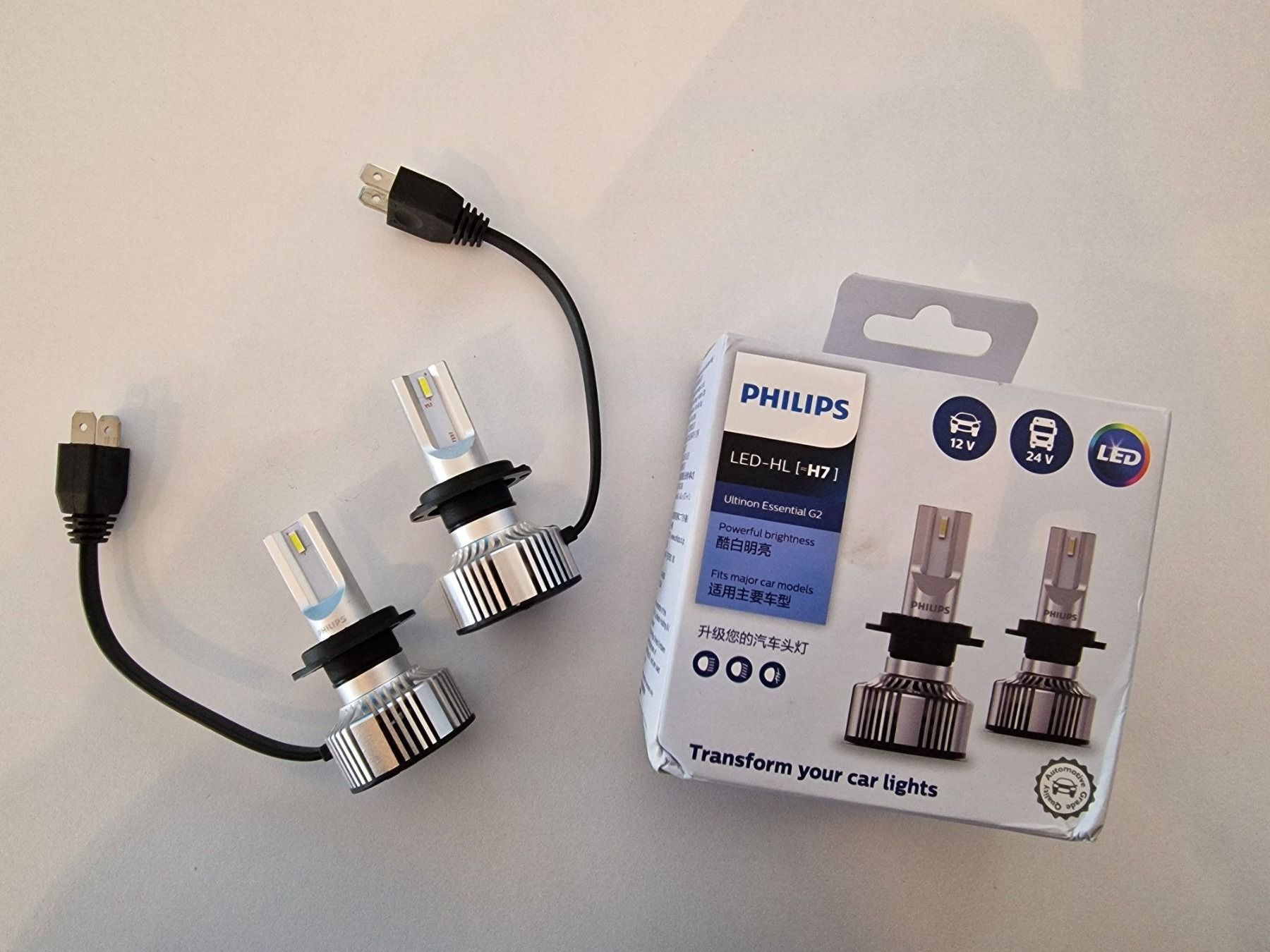 Scheinwerfer: Philips Ultinon Essential G2, H7 LED Lampen, 6500K, Set – Neu und originalverpackt aus Buchrain von Sssschaller