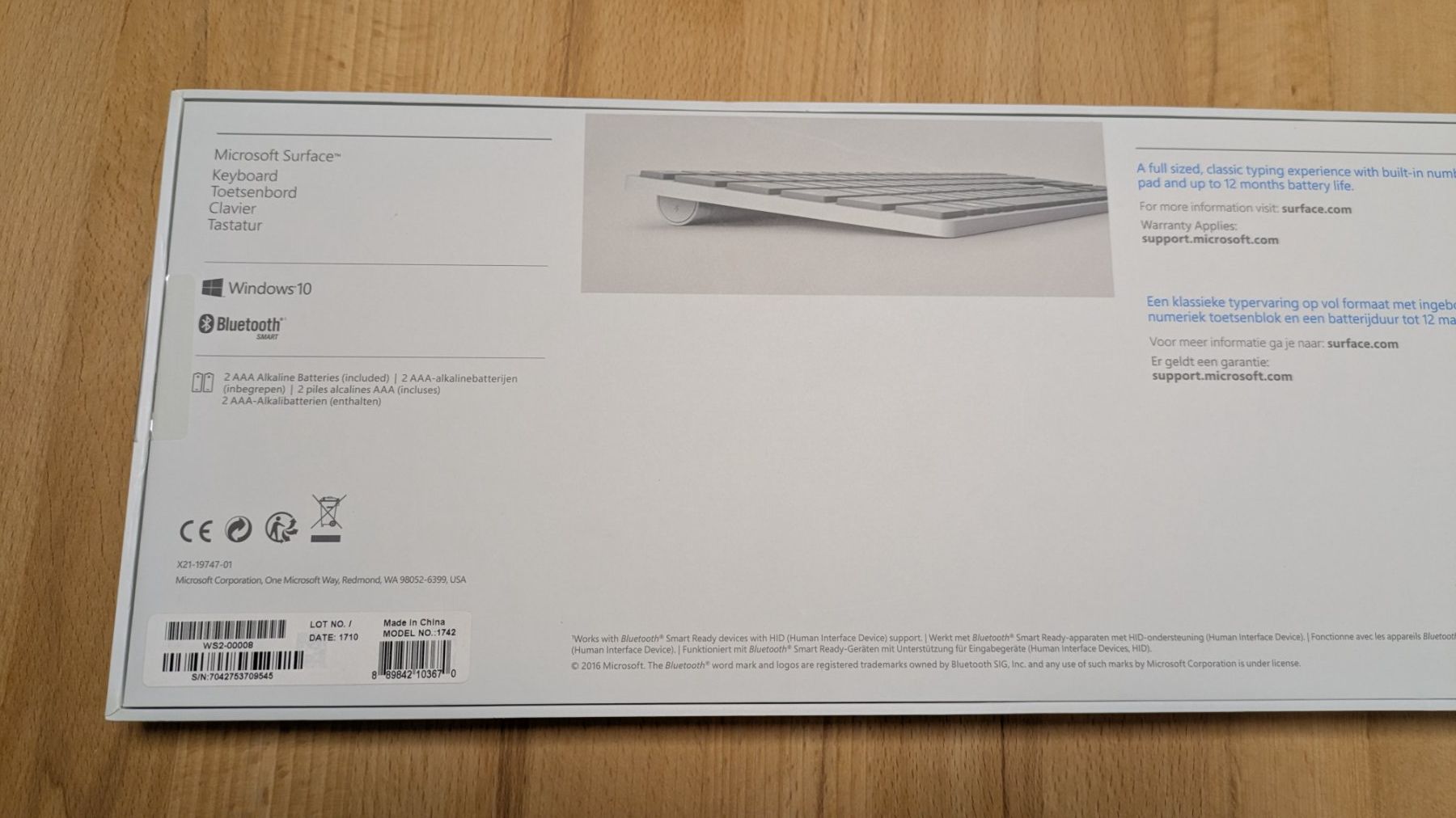 Microsoft Tastiere: Microsoft Surface Keyboard 1742 - WS2-00008 - CH Layout! – Usato da Staufen venduto da Fleby84 4