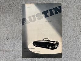 VINTAGE - Austin A40 Sport - schöner Druck - HxB 32.5x24 cm