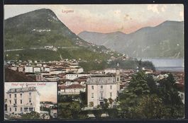 Lugano, Gesamtansicht, Hotel, Pension Zw
