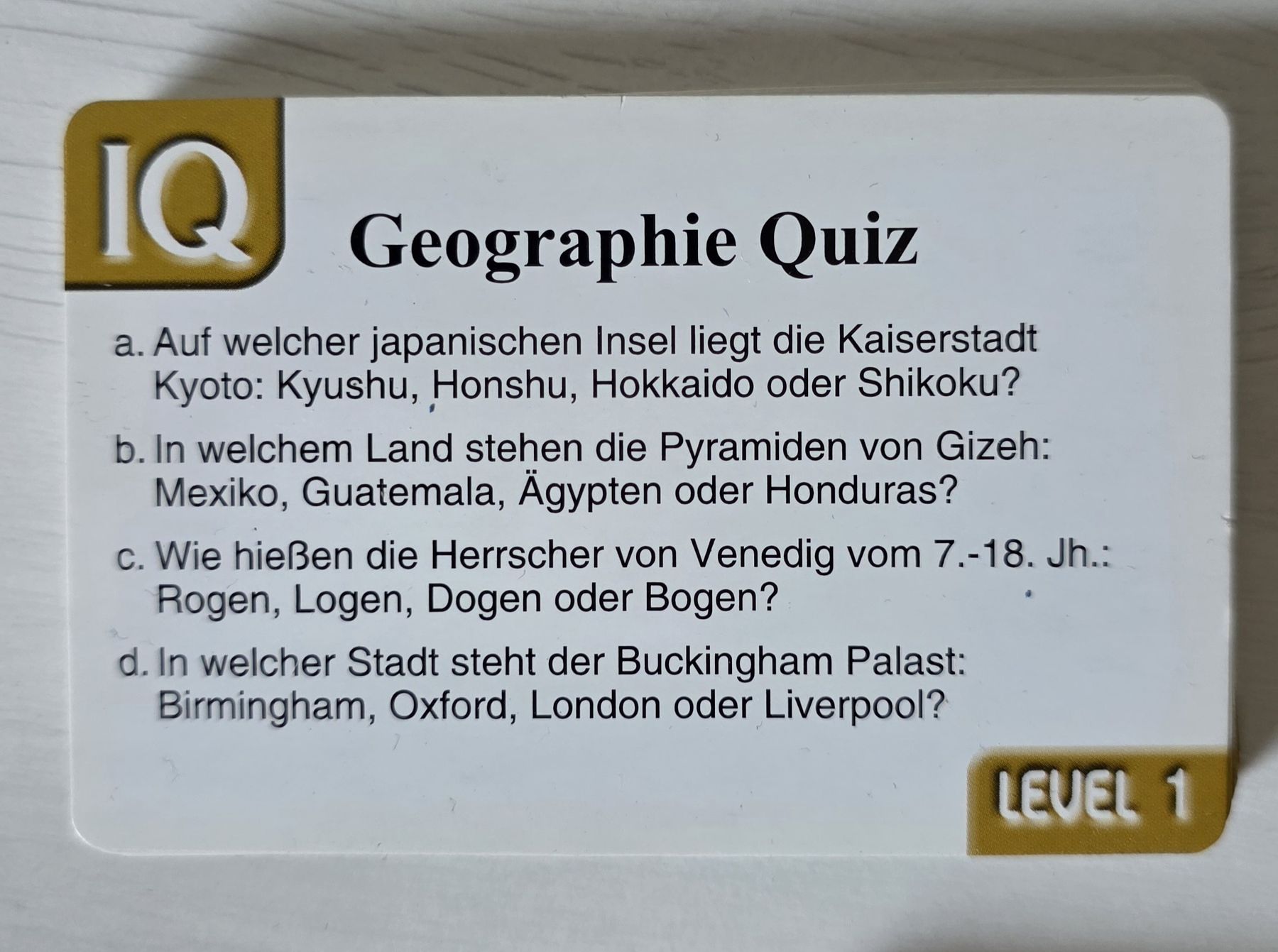 Jeux: Geografie Quiz – Neuf (Voir description) à Spreitenbach par nicsusi01 2