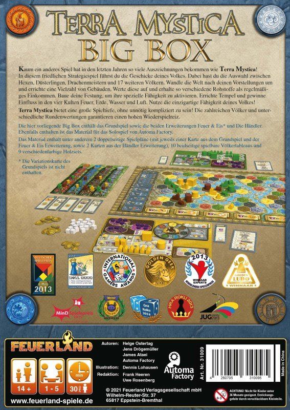 Spiele: Spiel Terra Mystica Big Box – Neu und originalverpackt aus Uster von Ludit 1