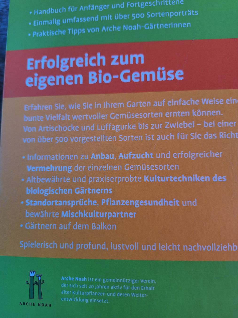 Libri: Handbuch Samengärtnerei & Bio-Gemüse -  2 Bücher – Usato da Huttwil venduto da Kunterbuntli 2