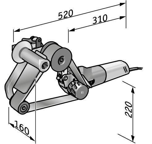 Flex Alle Werkzeuge: Flex BRE 14-3 125 Set Rohrbandschleifer – Neu und originalverpackt aus Bottighofen von zaap 5