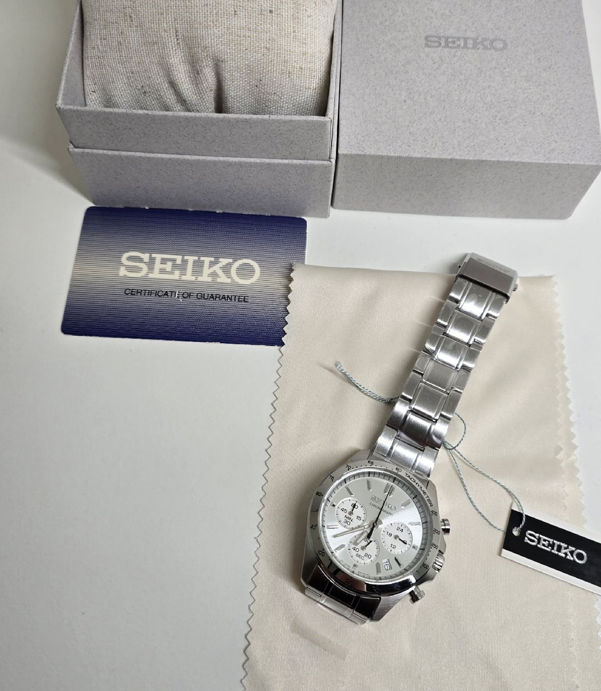 Seiko Orologi: Seiko Selection Chronograph - Brand new – Nuovo e nell'imballaggio originale da Illnau venduto da JeffAs 3