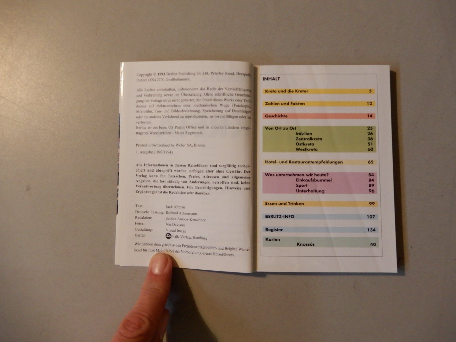 Bücher: BERTLITZ Reiseführer KRETA Griechenland – Gebraucht aus Erstfeld von Mario_boe0 2