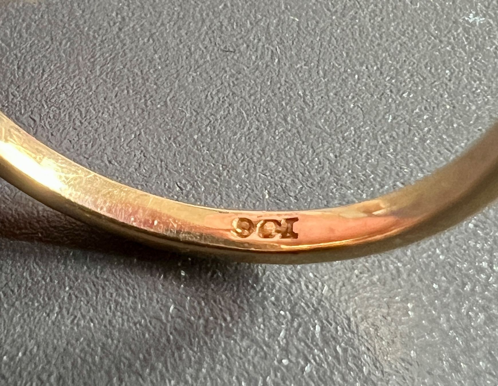 Ringe: Gold-Ring 9K mit blauem Stein – Gebraucht aus Chur von Penting1935 7