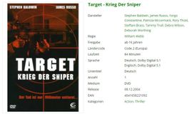 Target - Krieg Der Sniper (DVD)