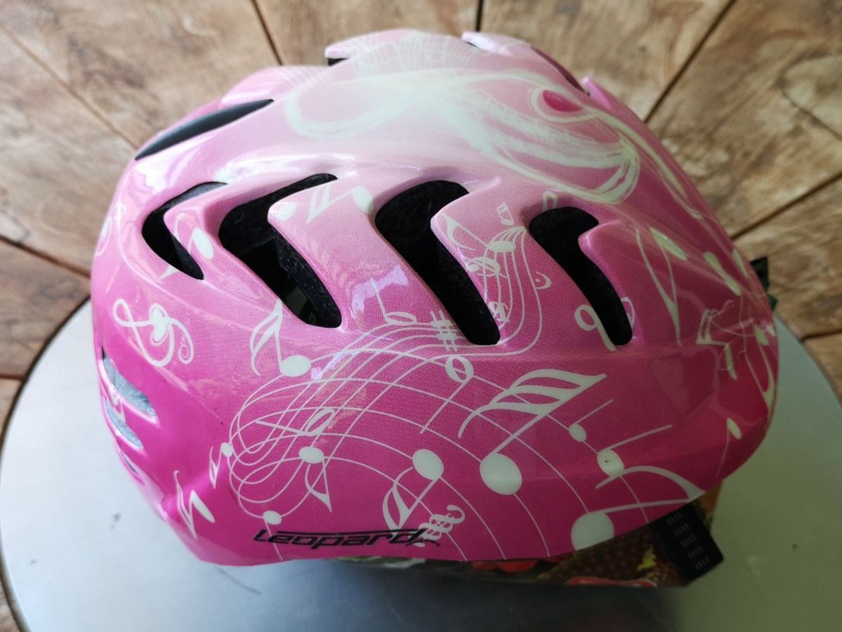 Caschi: Mädchen Velo-Helm "Music" von Leopard  S / XS – Usato da Liestal venduto da Gitterli01