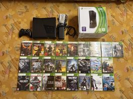 Xbox 360 250 GB mit diversen Spielen