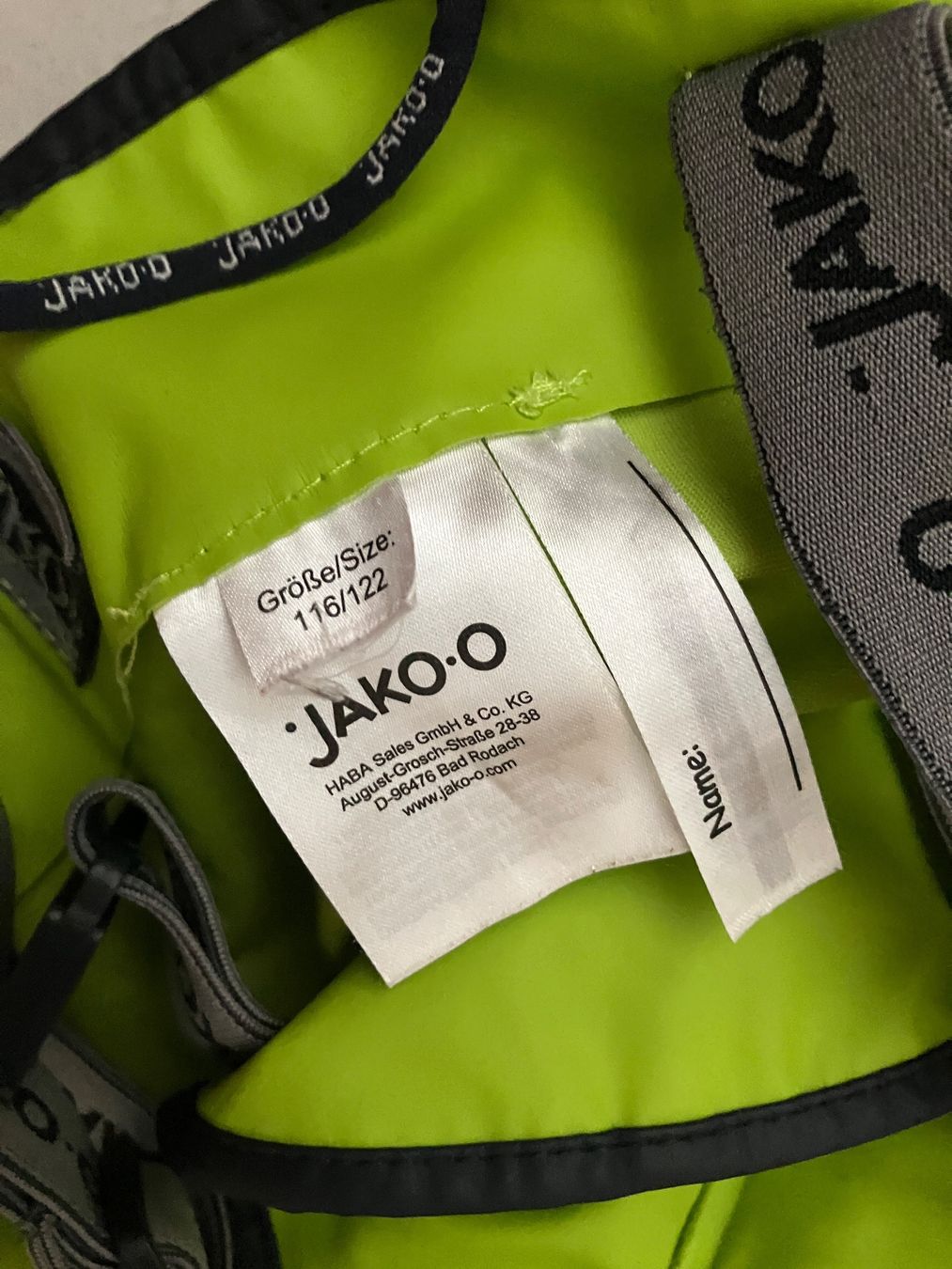 Jako-O Hosen: Jakoo Regenhose 116/122 – Gebraucht aus Niederglatt ZH von boeca82 2