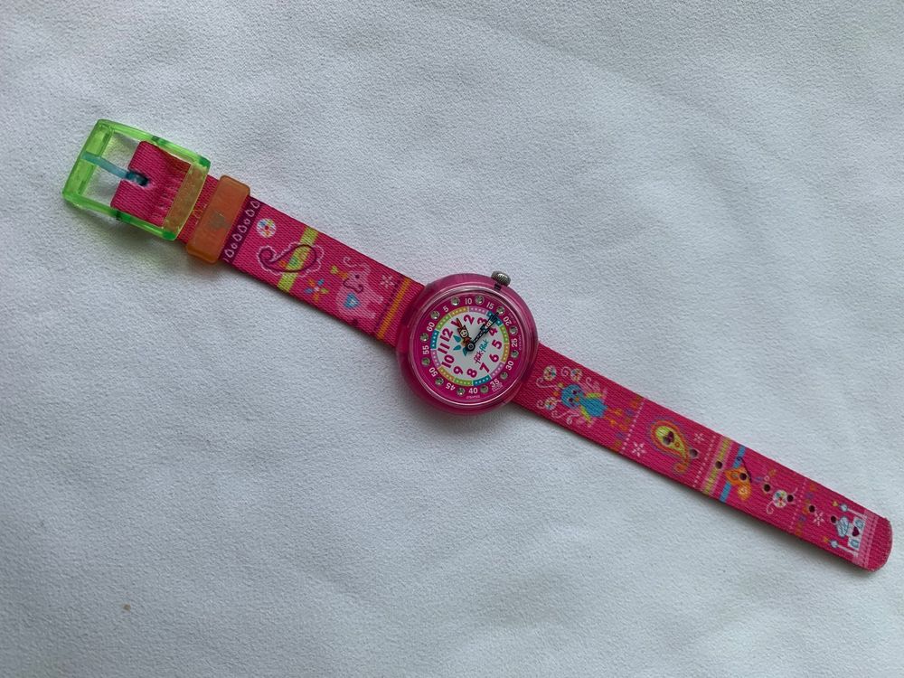 Flik Flak Kinderuhr Arty Animals - Bunte Lernuhr Für Kinder