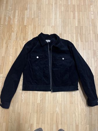 Cordjacke dunkelblau