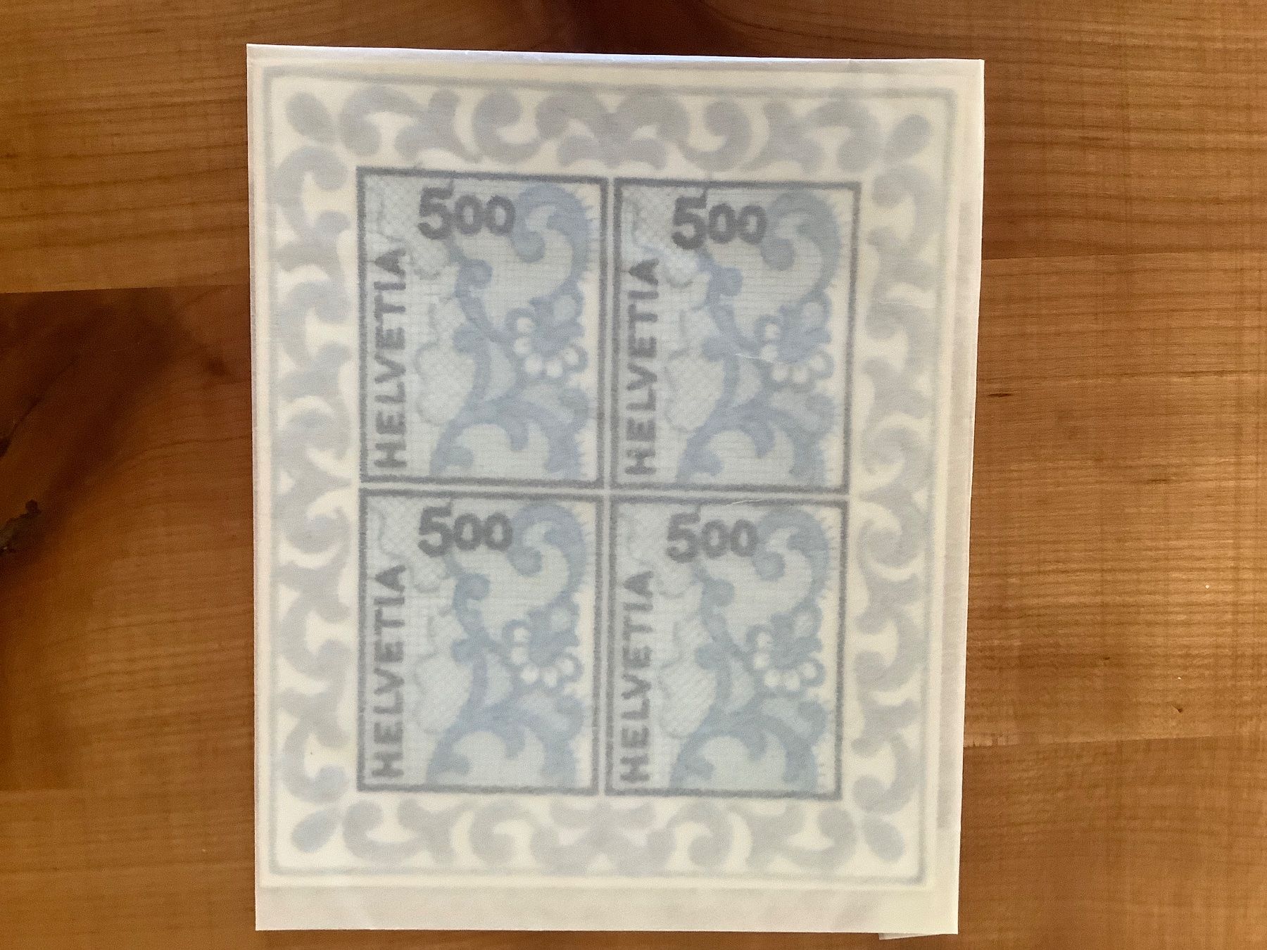 Tutti i francobolli: Stickereiblock St.Gallen von 2000, postfrisch – Nuovo e nell'imballaggio originale da St. Gallen venduto da herbrig2