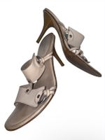 DIESEL STYLE LAB Archive 2000's Mule Cuir Beige/Argent T39