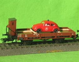 DB Niederbord Feuerwehr + VW Käfer hnm**