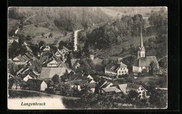 Langenbruck, Ortsansicht mit Landstrasse
