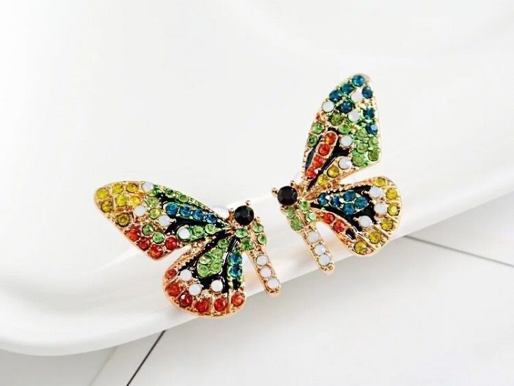 Orecchini pendenti & Orecchini a lobo: Ohrringe Schmetterling – Nuovo (secondo la descrizione) da Gams venduto da Mariawicca