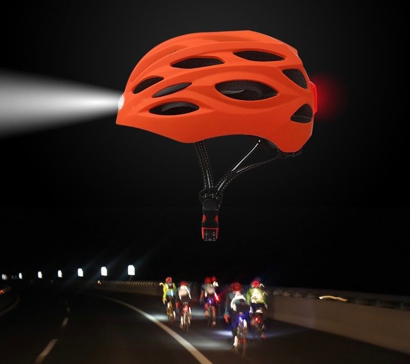 Caschi: Casque vélo avec lampe LED devant et arrière – Nuovo e nell'imballaggio originale da Morges venduto da All4nature 8