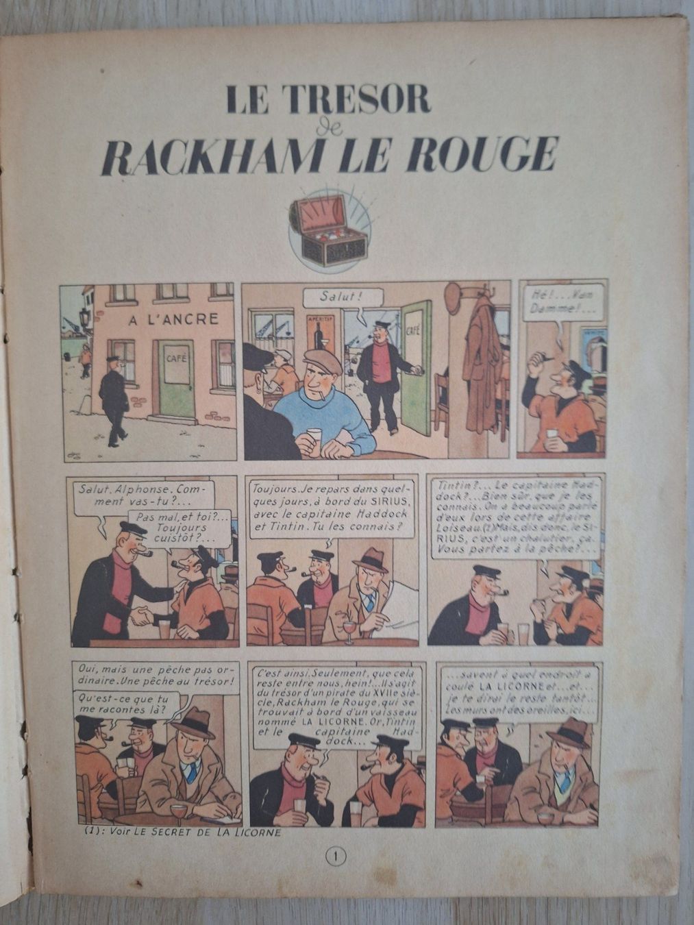 Fumetti: TINTIN / EO 1945 / Le Trésor de Rackham le rouge – Usato da Nyon venduto da beny13 5