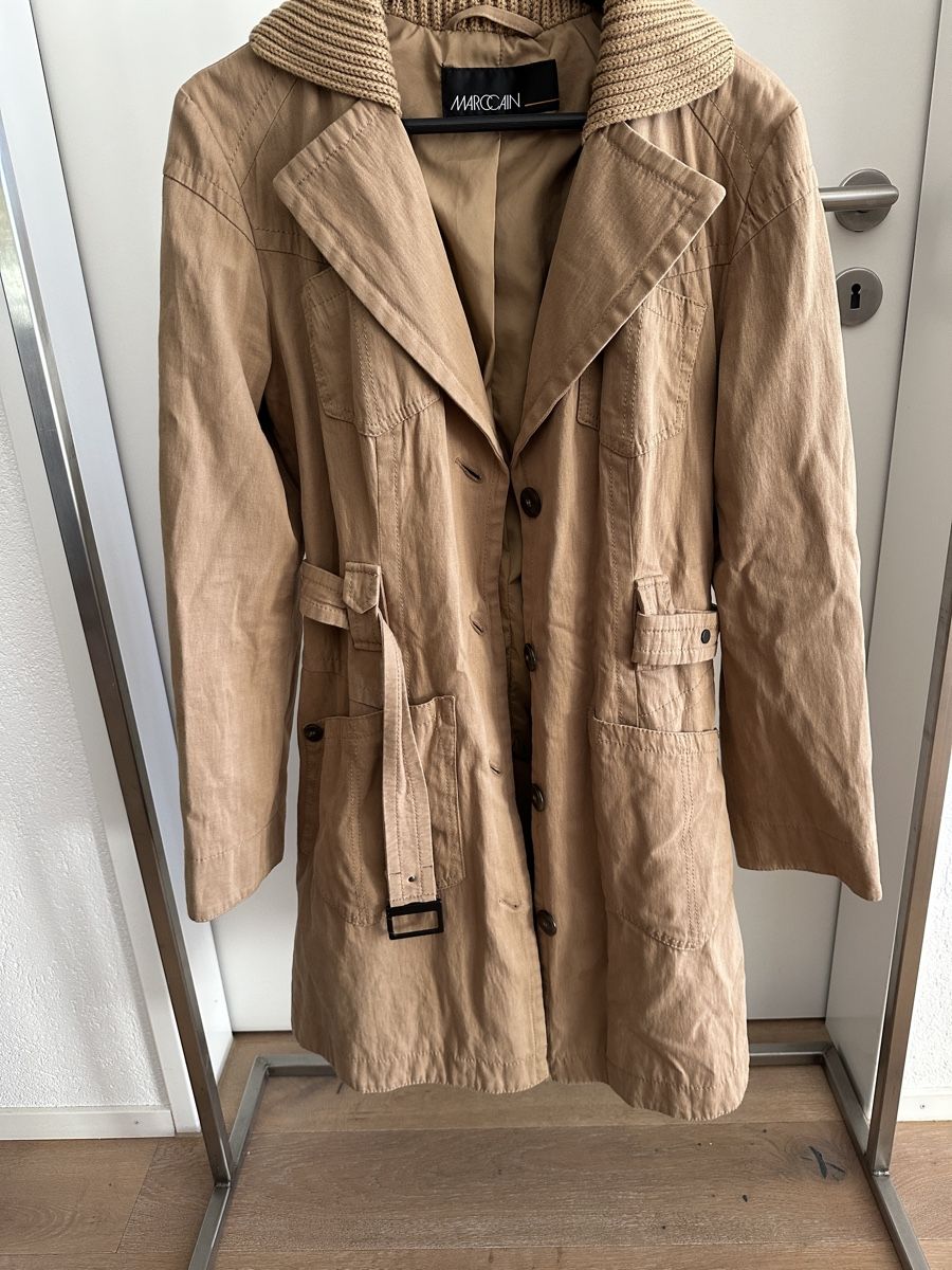 Marc Cain Cappotti: Marc Cain Trenchcoat hellbraun mit Gürtel  – Usato da Speicher venduto da pat_ddn8 2