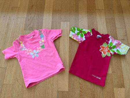 Bade-T-Shirt mit Sonnenschutz für Mädchen, Grösse 3-4 Jahre