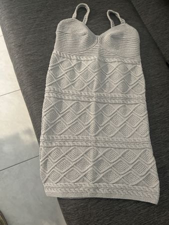 Strickkleid Damen grau Grösse S neu mit Etikett