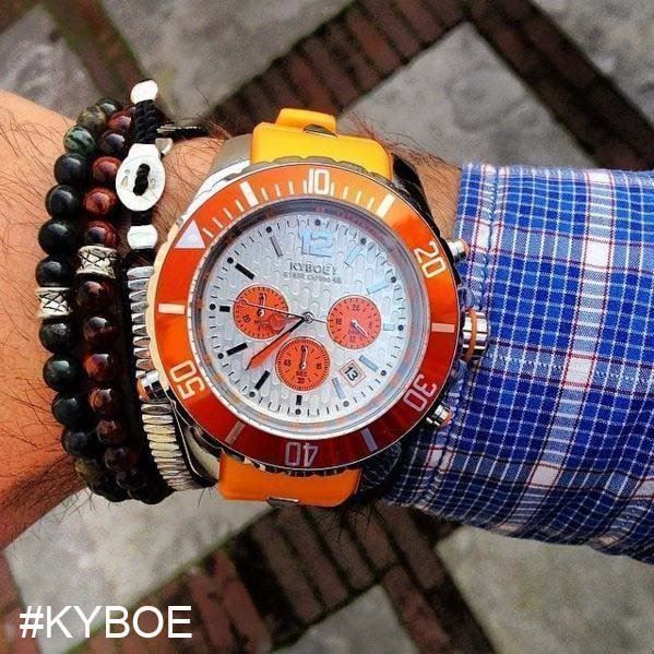 Uhren: KYBOE! Chrono 48mm - Silver Explorer – Neu und originalverpackt aus Bremgarten AG von New_Design_Swiss 1